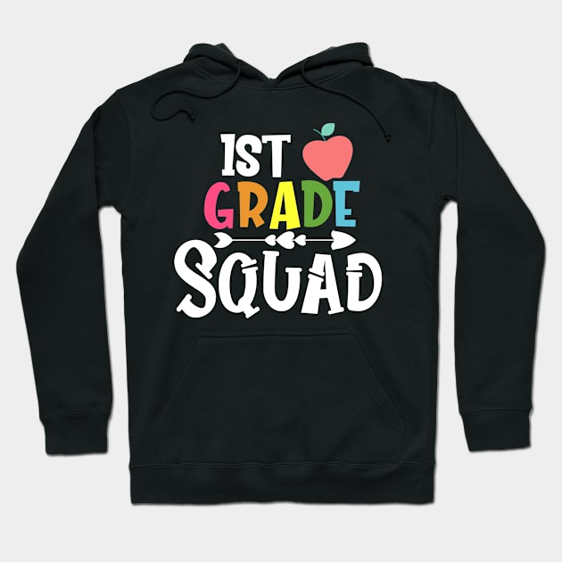 First grade squad Funny back to school teacher gift Hoodie by madani04